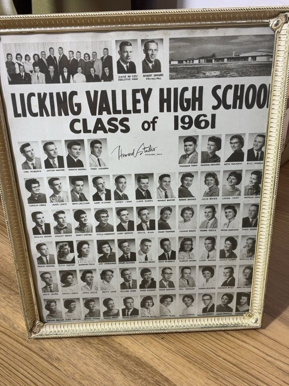 Licking Valley High School 1961 Class Photo