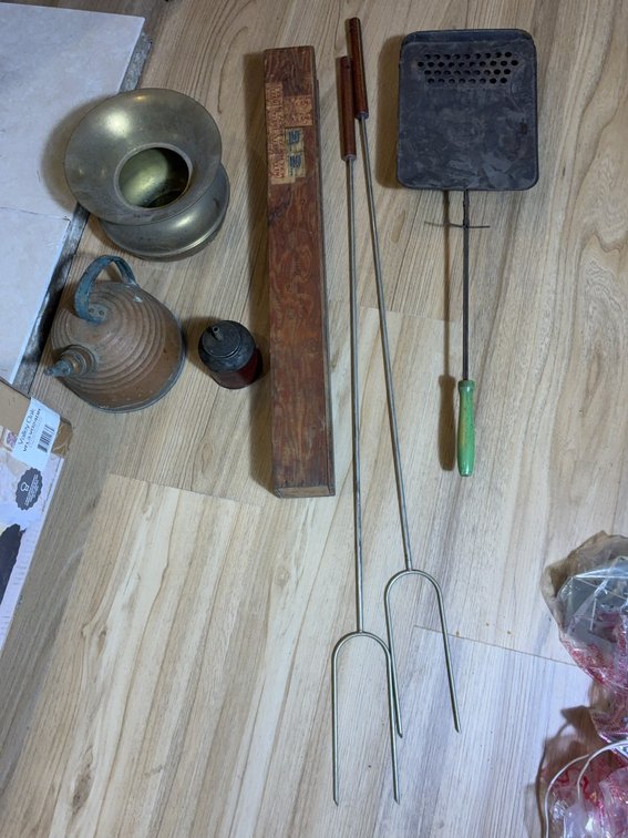 Lot Antique Tools And Metalware
