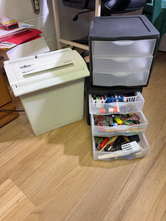 Quartet 75X-1 Paper Shredder & Drawer Organizer
