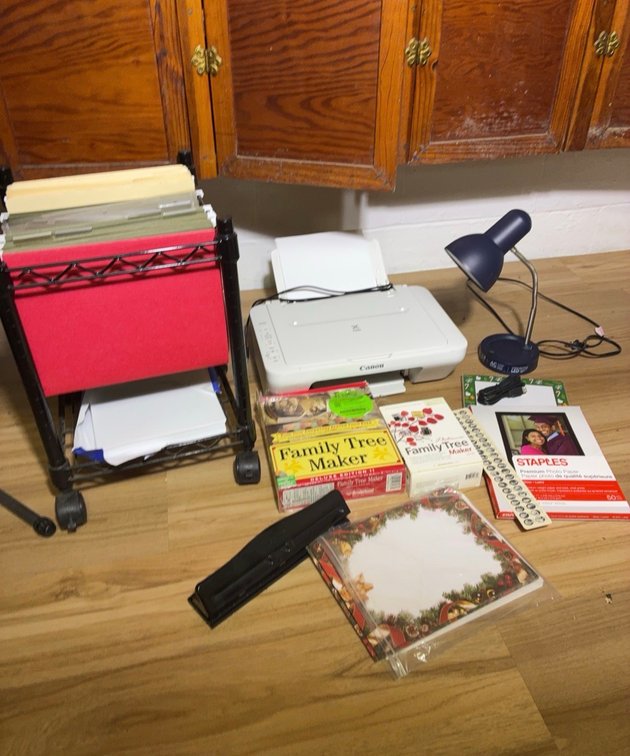 Home Office Lot with Canon Printer and Supplies