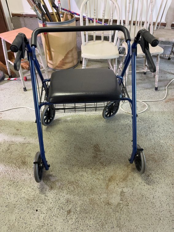 Invacare Rollator Walker With Padded Seat