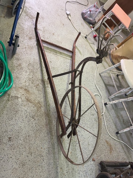 Antique Cast Iron Garden Cultivator Plow