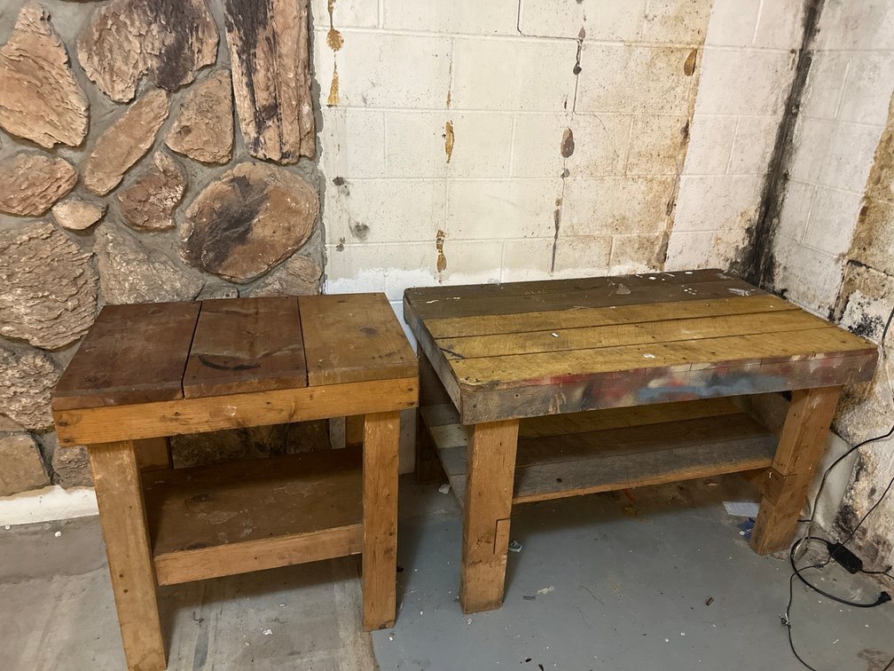 Heavy Duty Wooden Workbenches