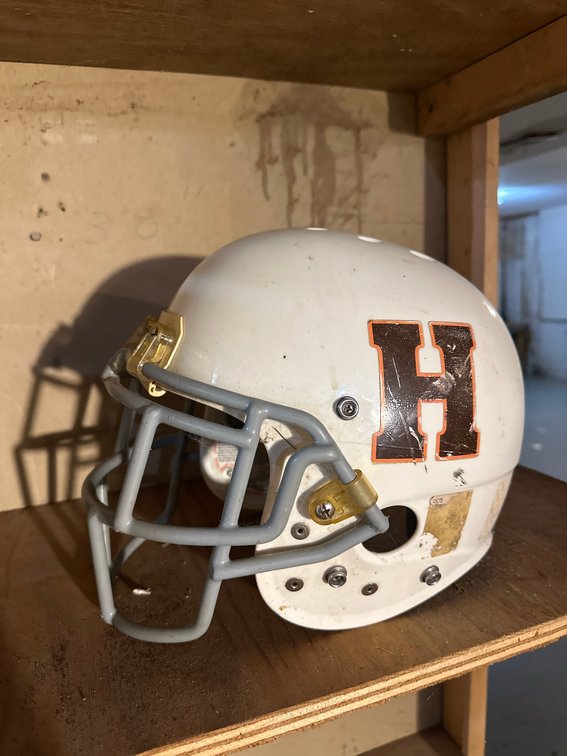 Adams Football Helmet Medium With H Decals