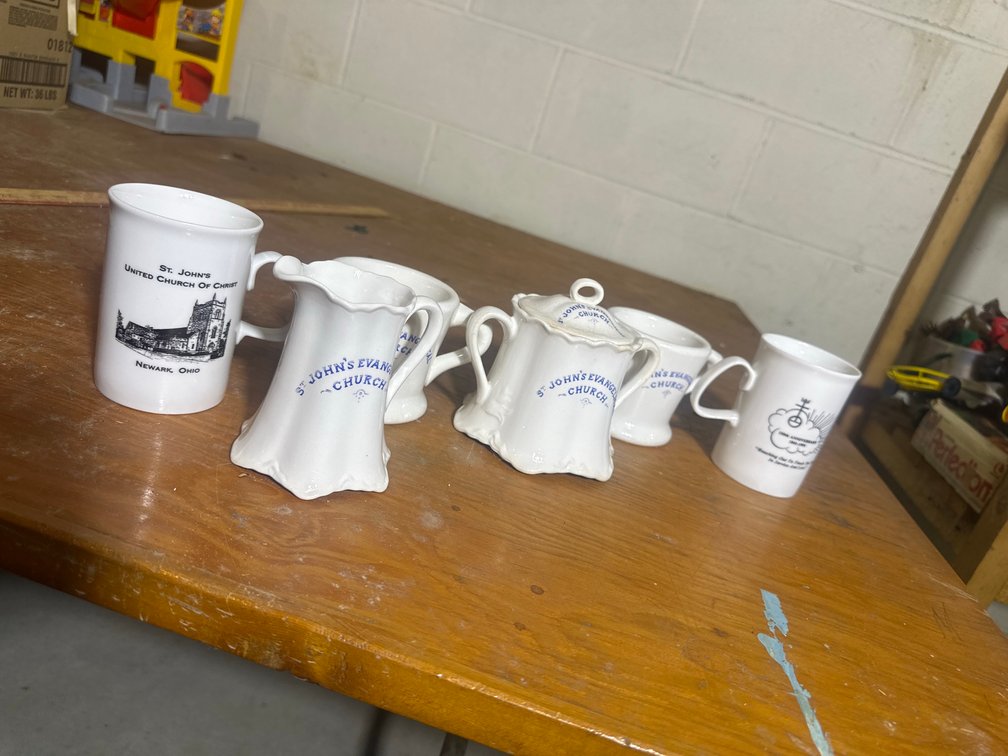 St. John's Church Commemorative China Lot