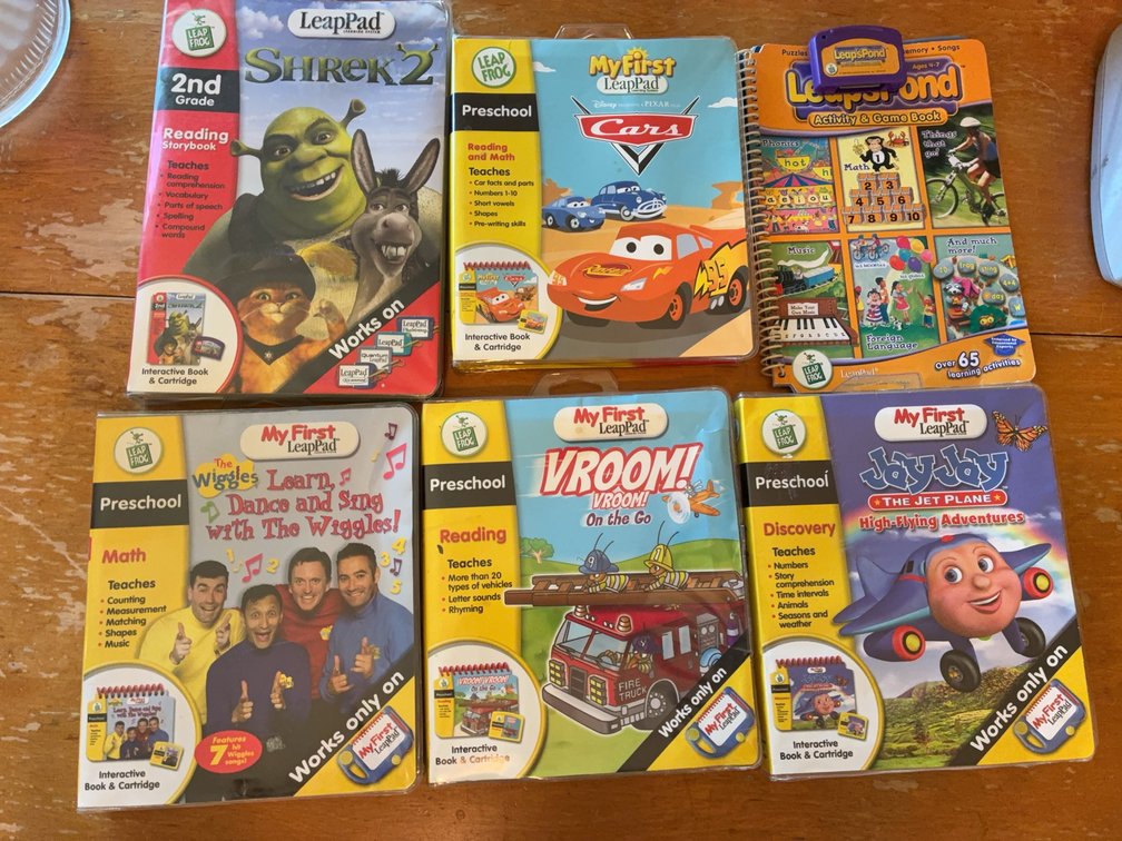 LeapPad and My First LeapPad Book Lot