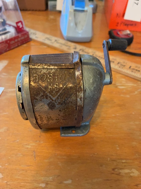 Boston KS Manual Pencil Sharpener Metal