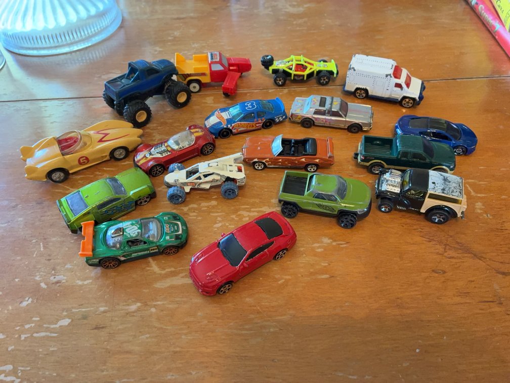 16 Assorted Hot Wheels and Matchbox Cars