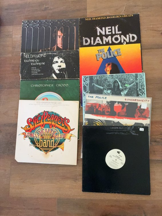 Vinyl LP Records Lot, The Police, Beatles
