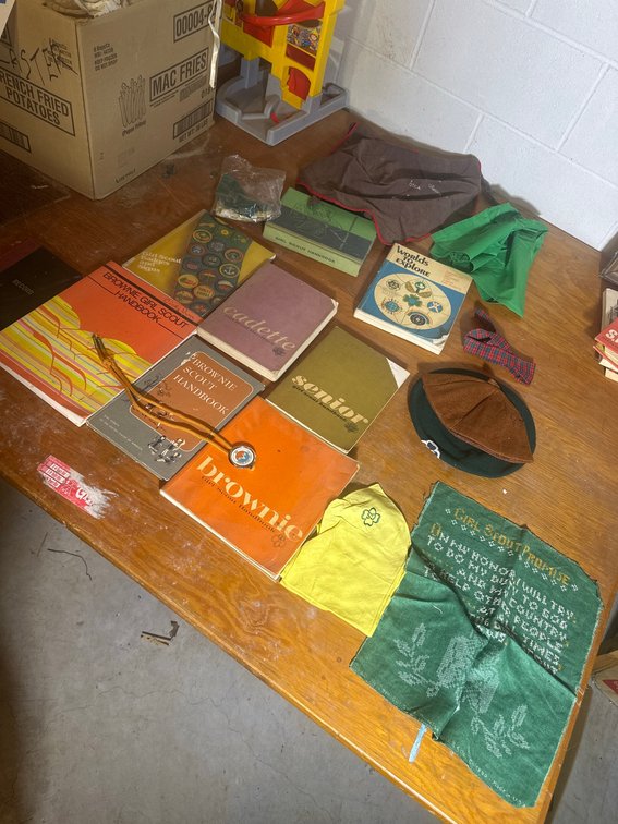 Girl Scout Handbooks, Uniforms, and Memorabilia