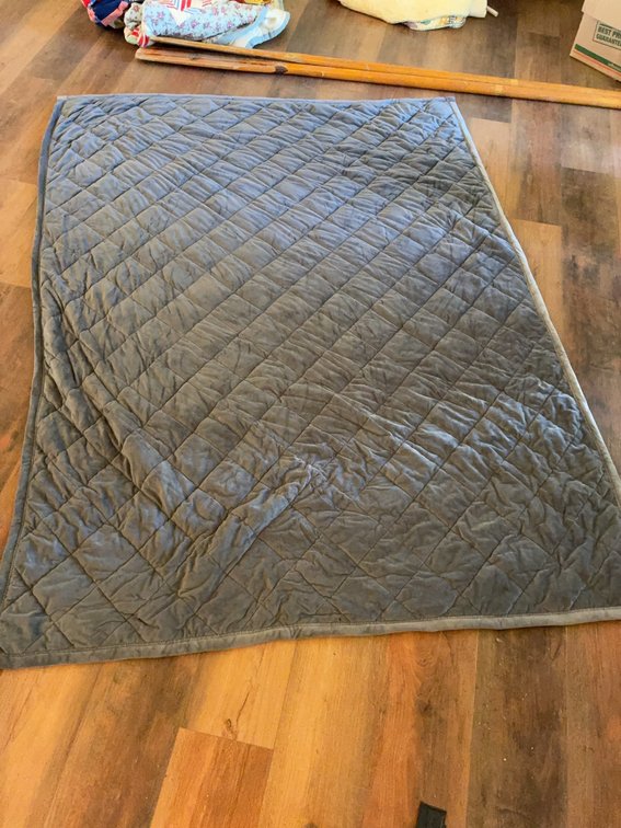 Gray Weighted Blanket 55 x 74 Inches