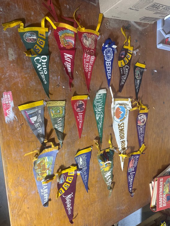 1950s Souvenir Felt Pennant Collection