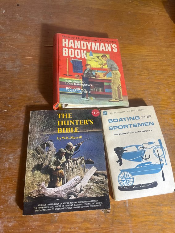 3 Outdoor and DIY Books: Handyman, Hunter, Boating