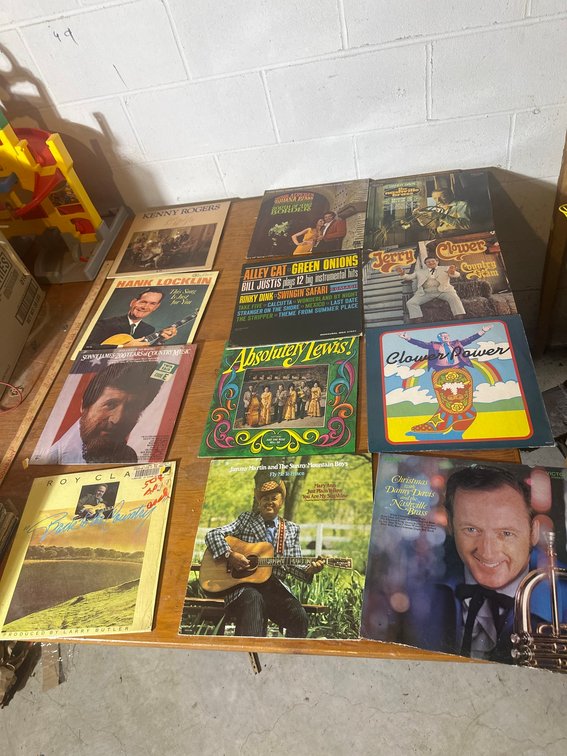 11 Country LP Vinyl Records