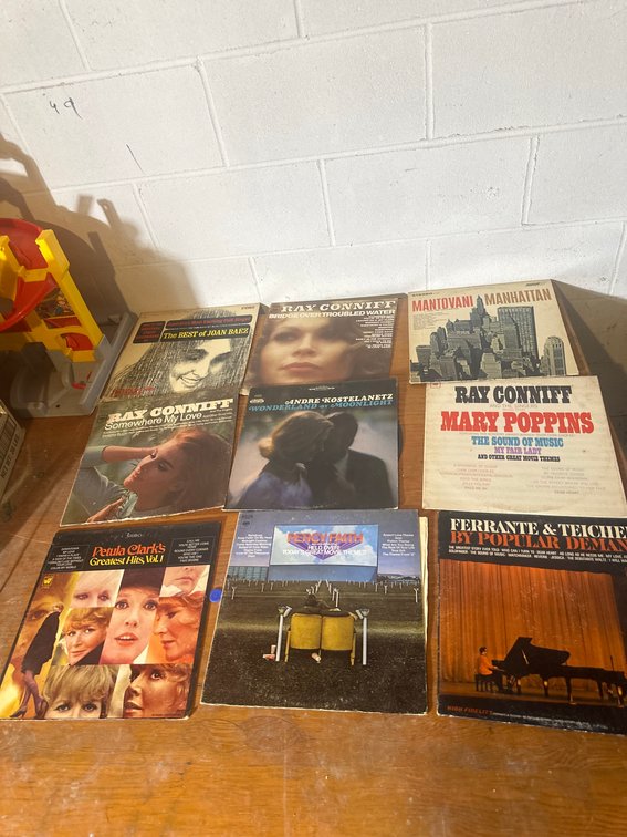 8 Assorted Vinyl LP Records 1960s-70s