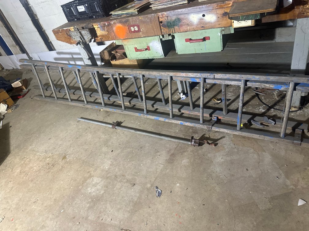 12ft Wooden Extension Ladder