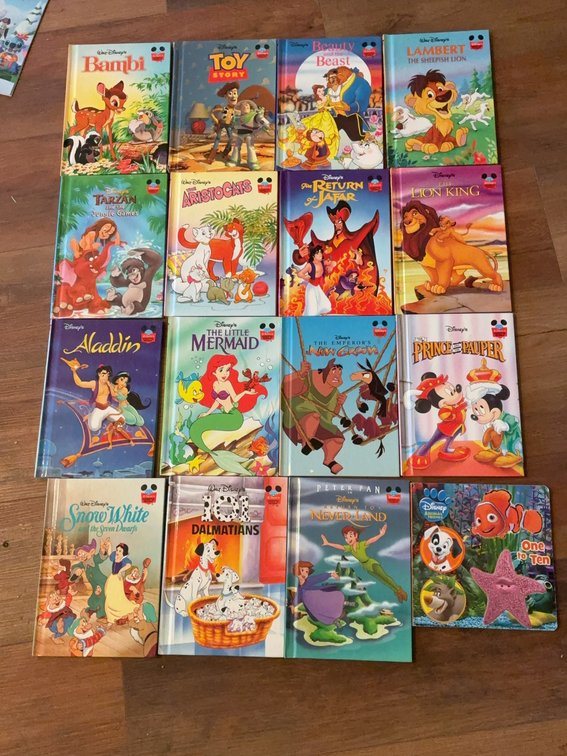 16 Walt Disney Hardcover Storybooks