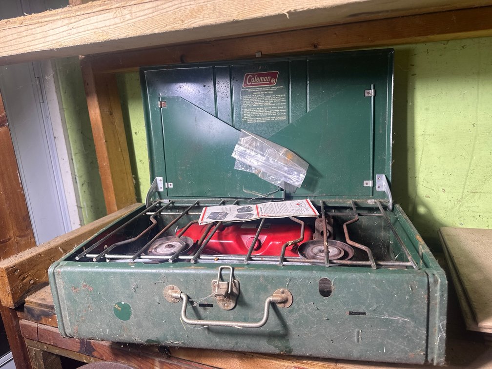 Coleman Green Metal 2-Burner Camp Stove