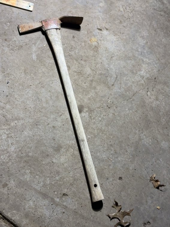Pick Mattock With Wooden Handle