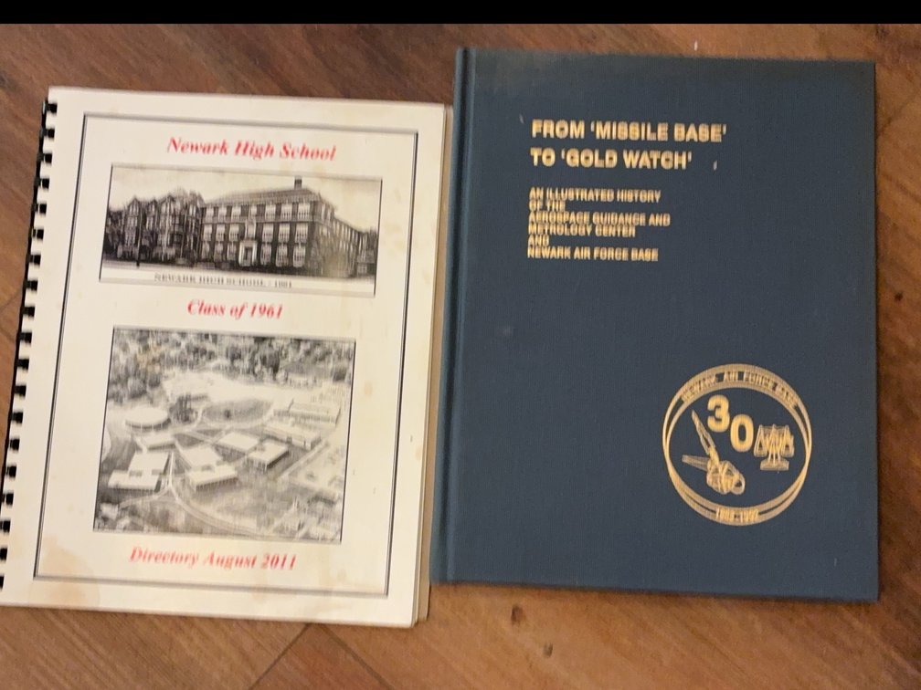 Newark High School 1947 & Air Force History Books