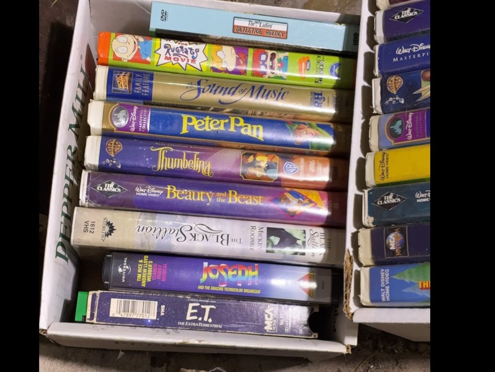 Disney and Family VHS Movie Tapes