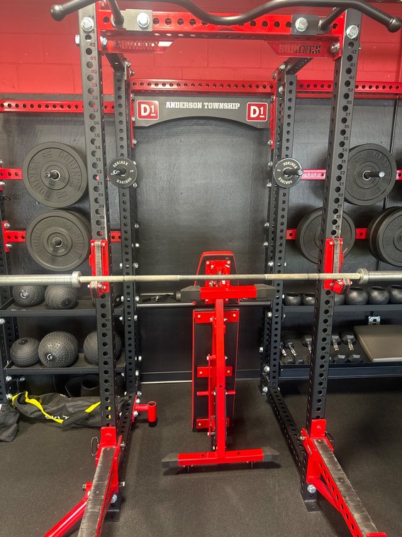 Sorinex Power Rack with Adjustable J-Cups and Accessories
