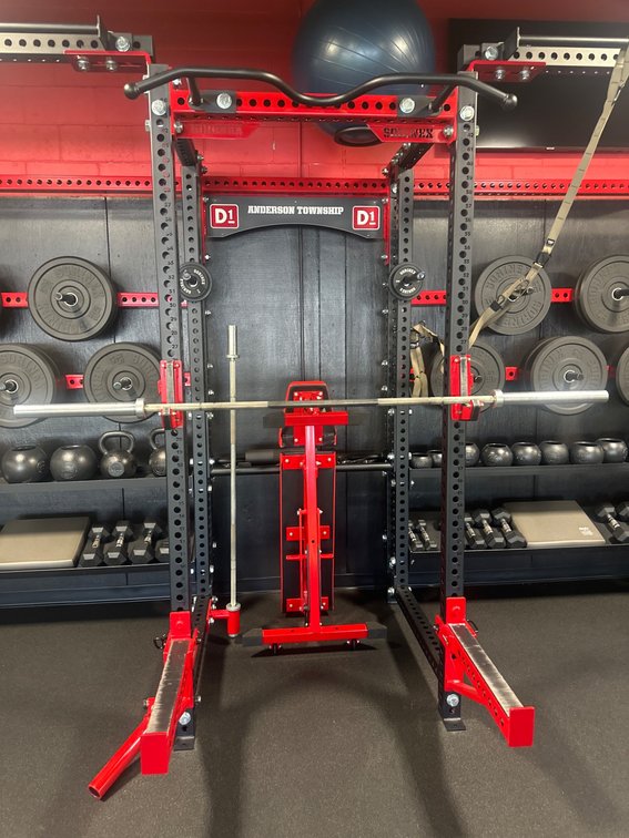 D1 Rack with Attachments and Safety Features