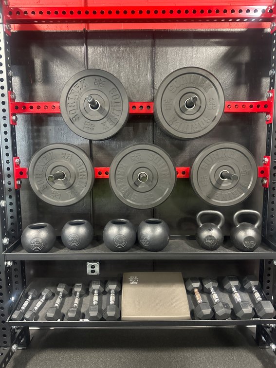Complete Weightlifting Equipment Set with Sorinex Plates and Kettlebells