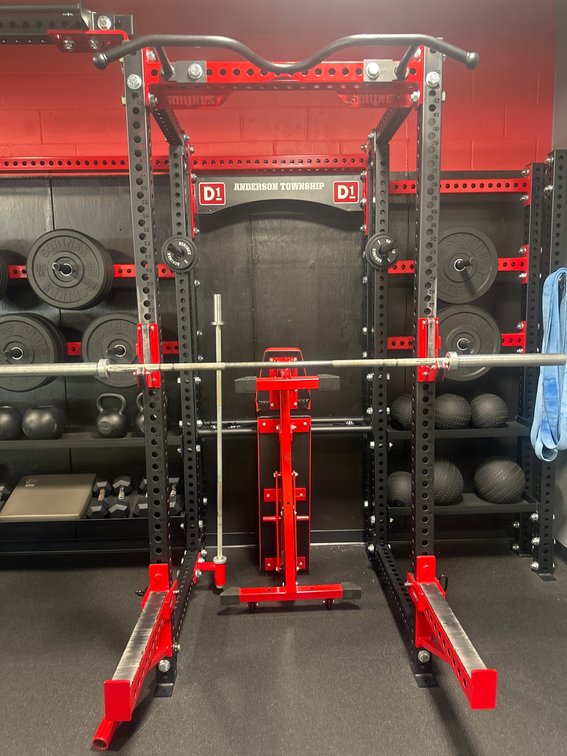 Rogue Power Rack with Attachments for Strength Training
