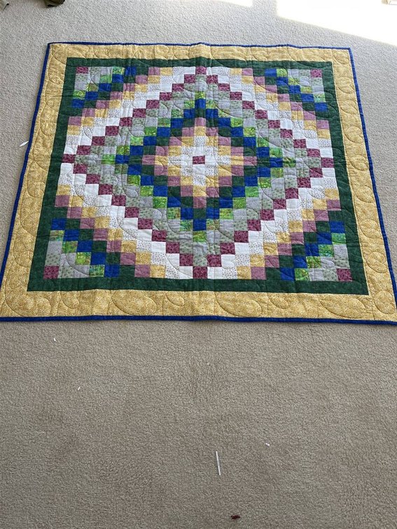 Handmade Patchwork Quilted Wall Hanging