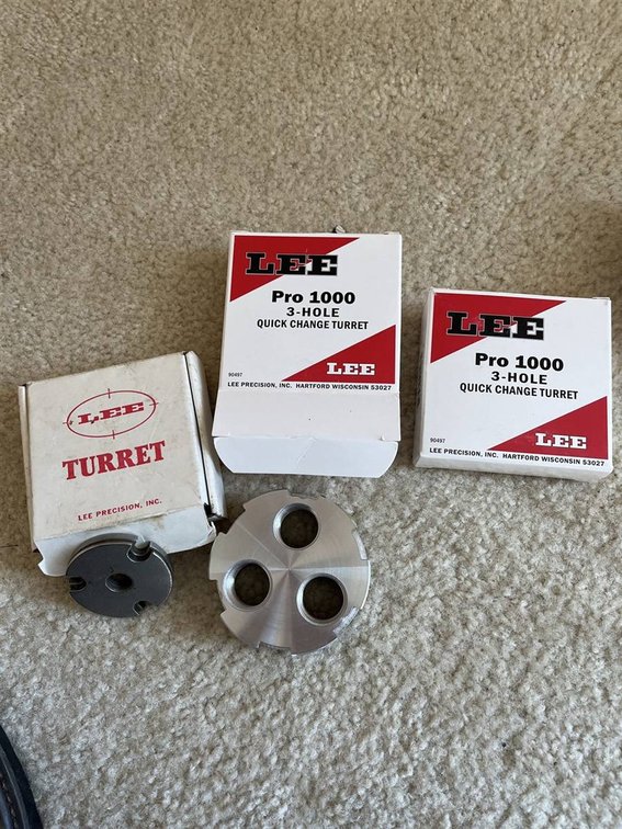 Lee Pro 1000 3-Hole Quick Change Turrets