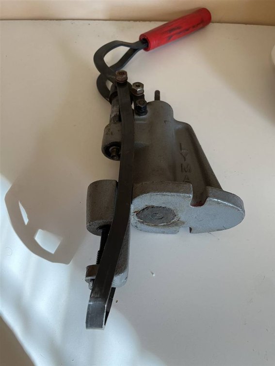 Lyman Reloading Press with Red Handle