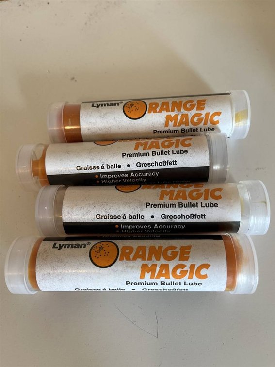 Lyman Orange Magic Premium Bullet Lube Tubes
