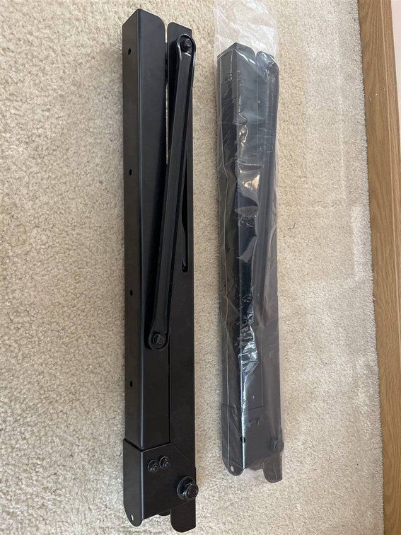 Black Metal Folding Table Legs