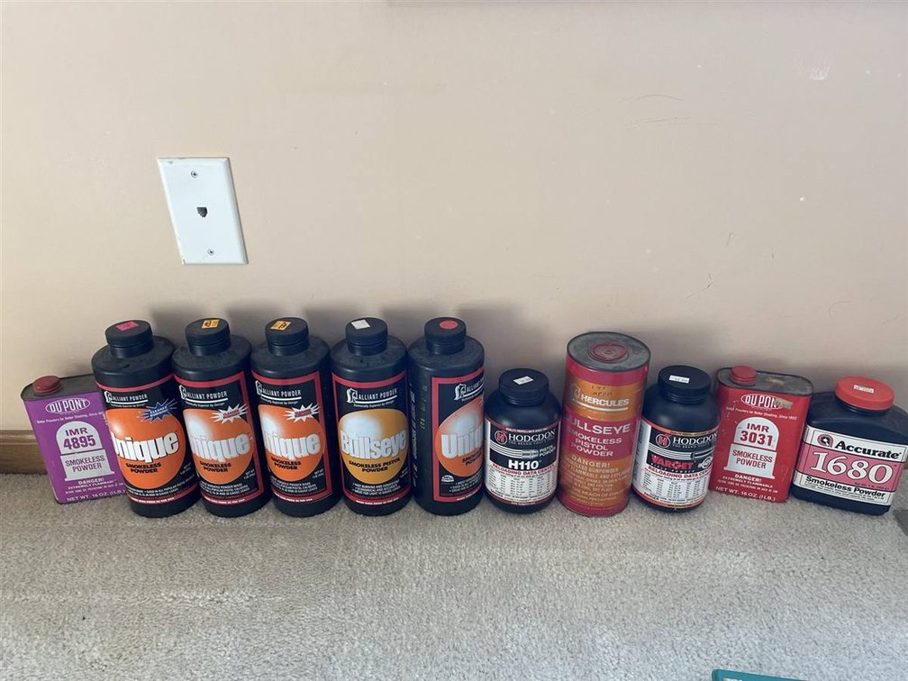Smokeless Powder Canisters for Reloading