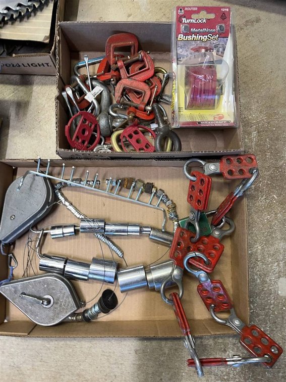 Hardware Clamps, Pulleys, Milescraft Kit