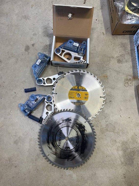 SawStop Brakes With Blades Lot