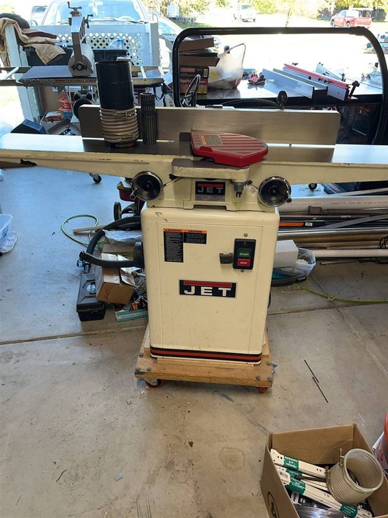 JET JJ-6CSDX 6" Long Bed Woodworking Jointer