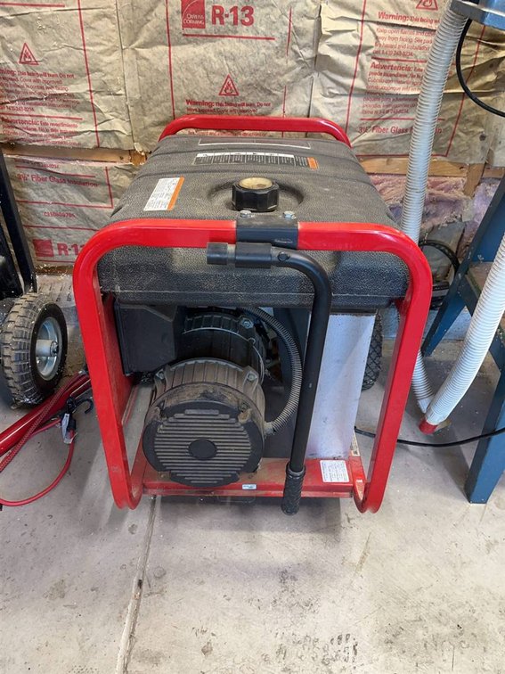 Troy-Bilt 5550W Generator, Untested, Two Flats