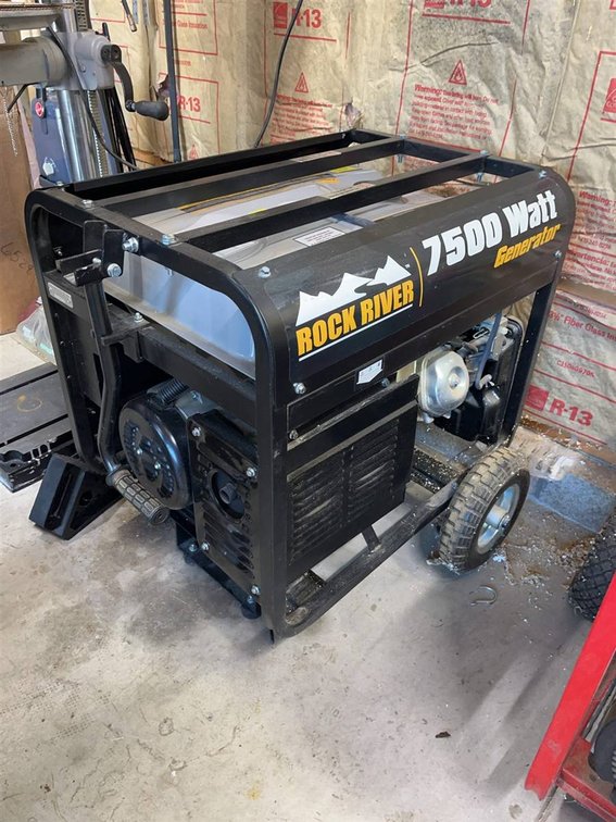 Rock River 7500 Watt Gas Generator