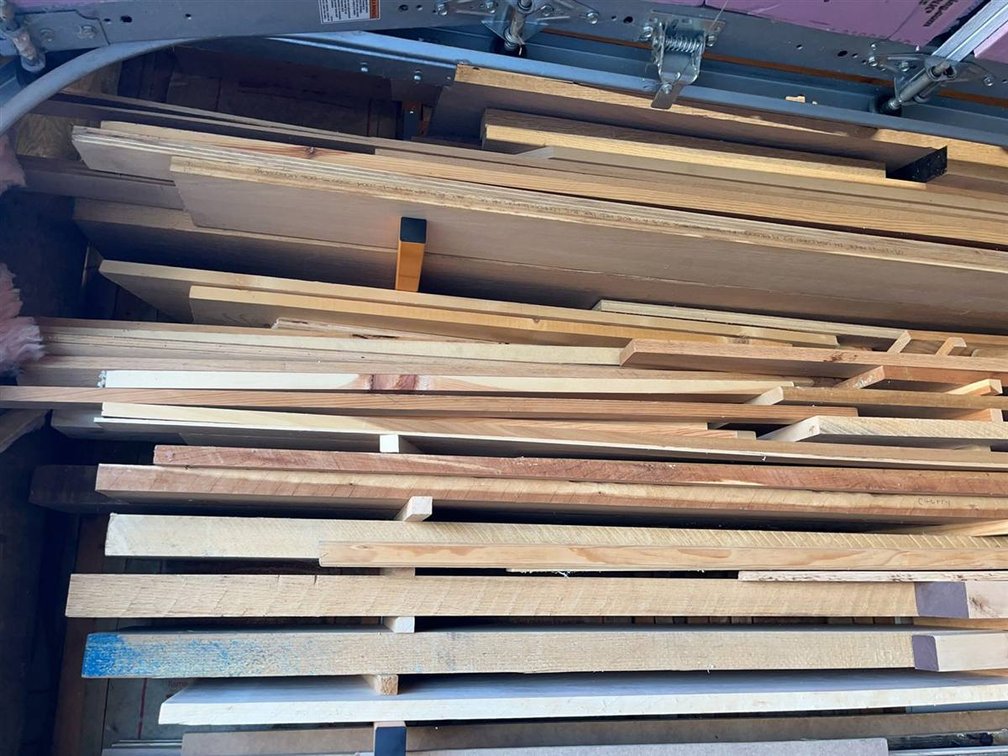 Lumber Boards and Various PVC Pipe