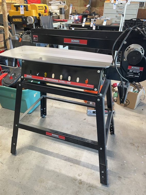 King Industrial 30" Professional Scroll Saw