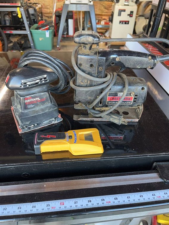 Craftsman Sanders, Scroller Saw, Zircon Stud Finder