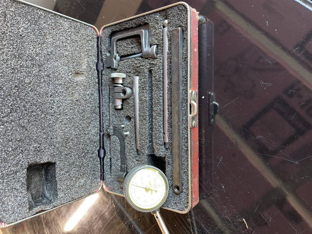 Starrett No. 645 Dial Indicator Set in Case