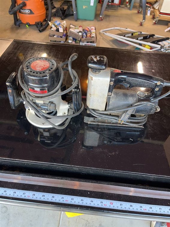 Sears Craftsman Router & Scroller Saw Set