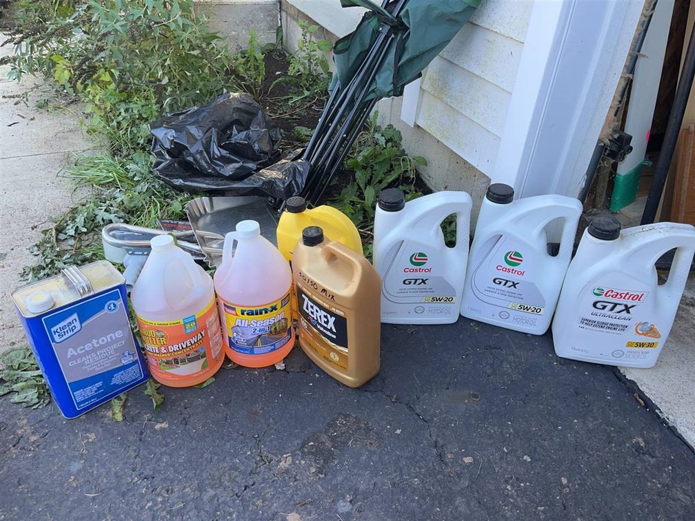 Automotive Fluids and Cleaners Assortment Lot