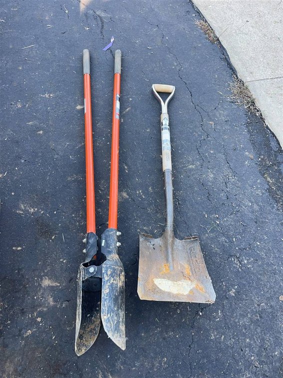 RIDGID Post Hole Digger and Square Shovel Set