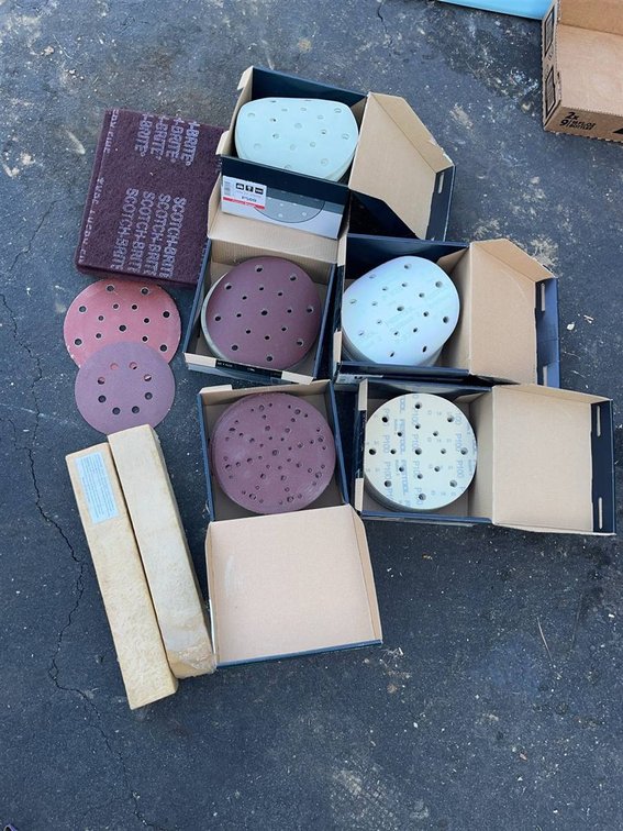 Festool Sanding Discs and Scotch-Brite Pads Lot