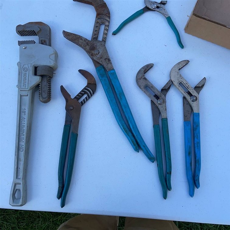 Pipe Wrenches and Channel Lock Pliers