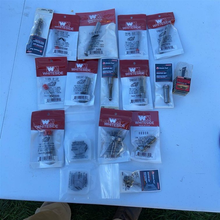 15 Router Bits Whiteside Amana Craftsman
